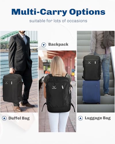 Image of Hynes Eagle 38L Flight Approved Weekender Carry on Backpack