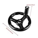 Zoom IMG-1 black round 3 spoke volante Zoom IMG-1 black round 3 spoke volante