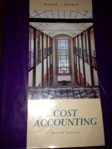 Cost Accounting (Paperback) 0256257116 Book Cover