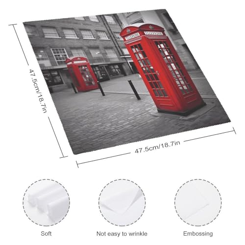 Servilletas de Tela Cuadradas 18x18 Pulgadas Pack x4 miniatura 2