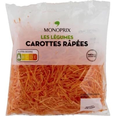 Monoprix Carottes rapees - Le sachet de 250 g