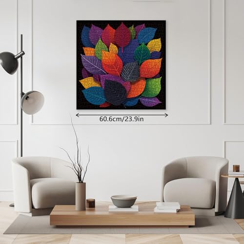 Colorido Rompecabezas de Hojas Naturales para Adultos 1000 Piezas Arte, Paisaje de Plantas Desafiante miniatura 5