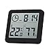 LYYDAN thermomètres d'intérieur, portables, hygromètre, numérique, LCD, thermomètre, pour maison, serre, bureau, pièce (noir)