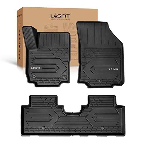 LASFIT Floor Mats Fit for Chevrolet Equinox 2019-2023 All Weather Car Liners