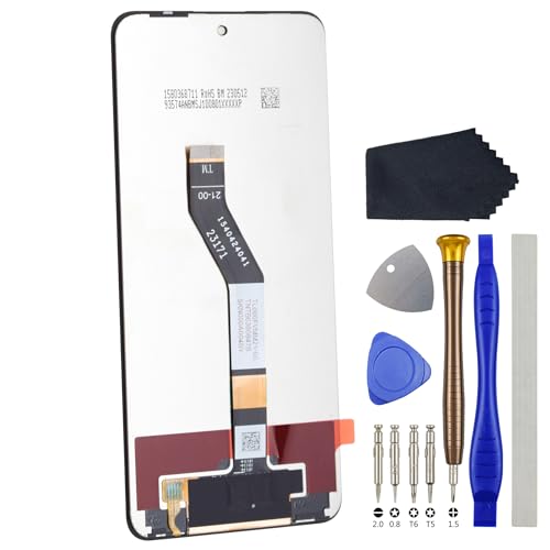 Écran de rechange tactile LCD Poco M4 Pro 5G noir avec outils de montage