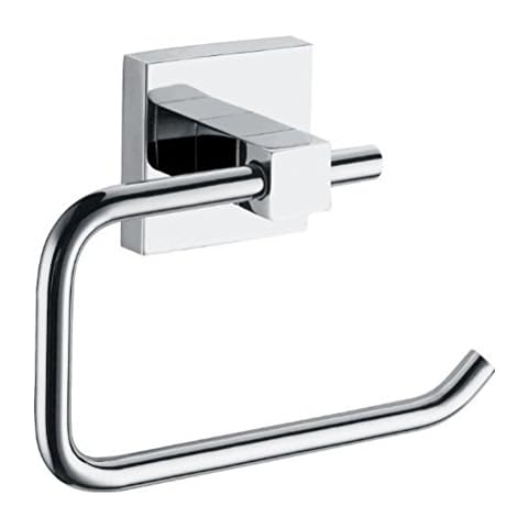 Aothpher Modern Toilet Roll Paper Holder Wall Mounted Bathroom Tissue Rack Stainless Steel Cover