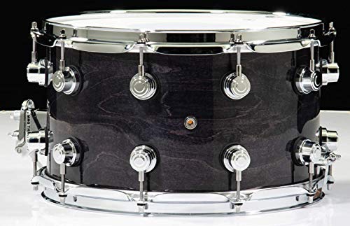 Dw Performance Series Snare Drum - 8 Inches X 14 Inches Ebony Stain Lacquer #TOP2
