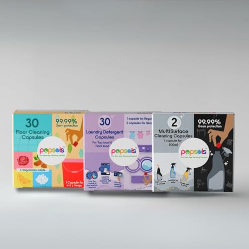 EcoPods Combo Pack – Floor Cleaner (All Fragrances) + Laundry Det...