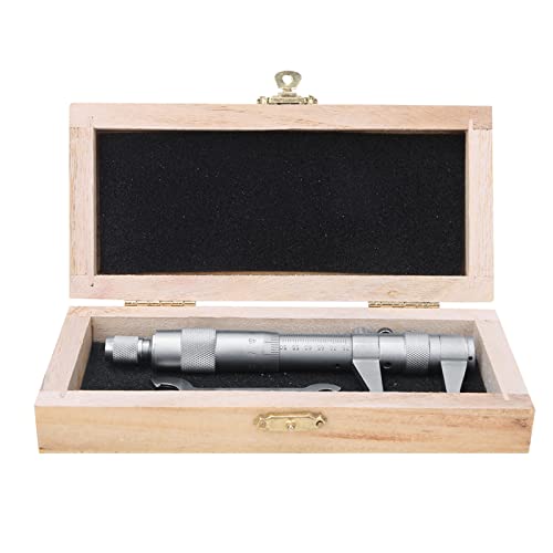 YAOGOHUA Inside Micrometer Stainless Steel High Accuracy Measurement Tool with Alloy Head 25?50mm/50?75mm