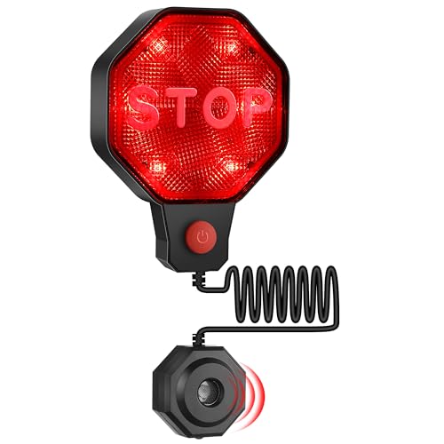 1 Pack Adjustable Garage Parking Sensor with LED Display – No-Drill Parking Aid for Cars, SUVs & Pickups, Set Stop Distance 6'–6 ft, Battery or USB Powered (Black)