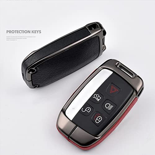 Funda para llave de coche Smart Discovery 4 antiarañazos con botonera de piel negra 5