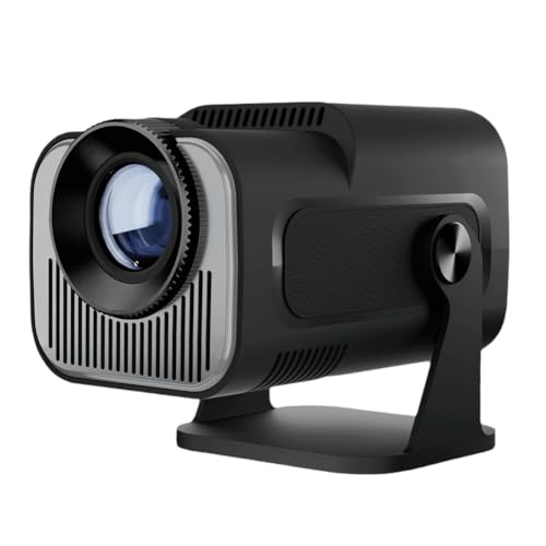 Geuxe HY320 Mini Native 720P Android 11 Projector 200ANSI Wifi6 BT5.0 Cinema Outdoor Portable 180 Rotable Projector US Plug Black 500734168A2