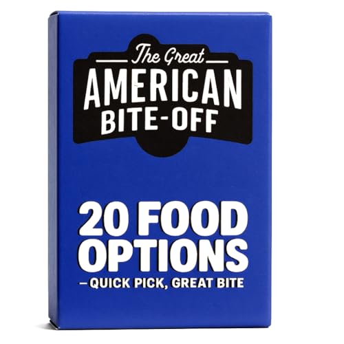 The Great American Bite-Off – Food Decision Cards for Dinner | 20 Food Options Card Deck | Food...