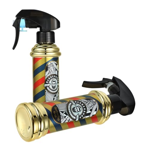 Ipetboom 2 Piezas botella de spray para el cabello rociar botella de spray recargable limpiador producto botella de agua rociador de agua crisol de riego hervidor de agua el plastico Golden