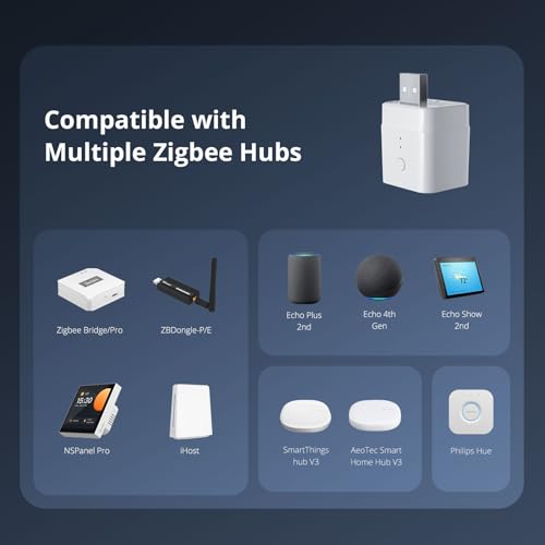 SONOFF Zigbee Smart USB Outlet, 5-22V DC Outlet Timer Smart Switch, Smart Home Devices Compatible with Alexa and Google Home, Zigbee Switch Wireless Support Fast Charging, USB 2.0 ZBMicro (1) by SONOFF - Image 7