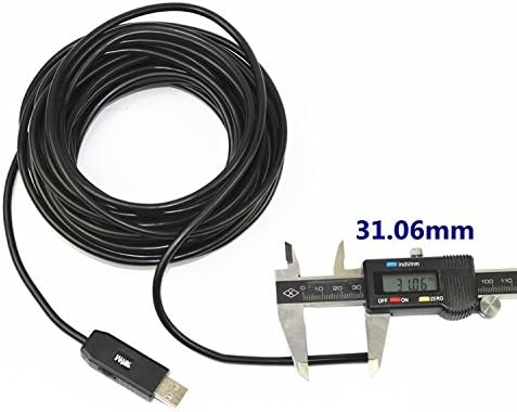 TOPMYS TM-IC5M Waterproof 5.5mm Diameter USB Waterproof 6 Leds Endoscope Borescope Inspection Wired Camera with full set accessories Hook Side-view Mirror Magnet