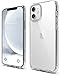 elago Coque Hybride Transparente Compatible avec iPhone 12 Mini (5,4”) Étui Anti-jaunissement, Dos PC Durable, Pare-Chocs Flexible Antichoc Case (Transparent)