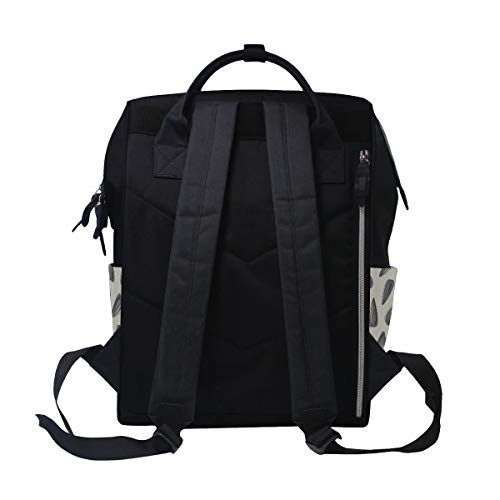 ColourLife Mochila para fraldas com desenho de sementes de girassol, bolsa de fraldas multifuncional