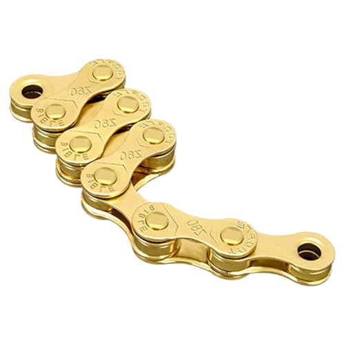 Hollow Bike Chain 114/116 Links Bicycles Chain Mountain Road Bike Chain with Missing Links Connecter Easy to Use