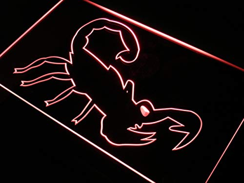 ADVPRO Scorpion Window Display Decor LED Neon Sign Red 24 x 16 Inches st4s64-j419-r