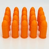 TechStudio3D .45 ACP Snap Caps – Inert Dummy Rounds for Dry Fire Training – Durable & Reusable – High Visibility – 5/10/20 Pack (20 Pack)