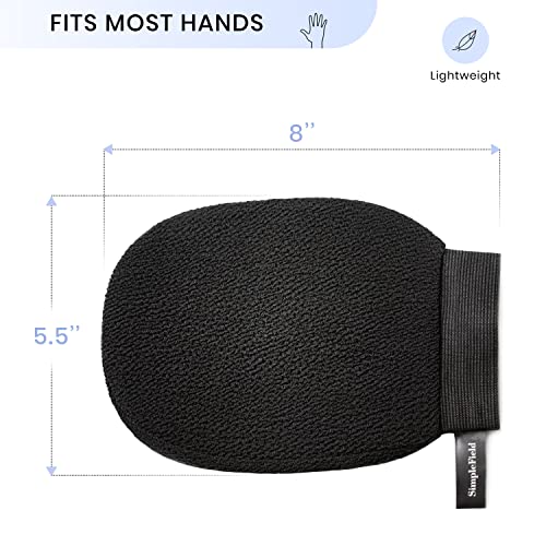 image for SimpleField Korean Exfoliating Mitt for Remove Dead Skin. 100% Viscose