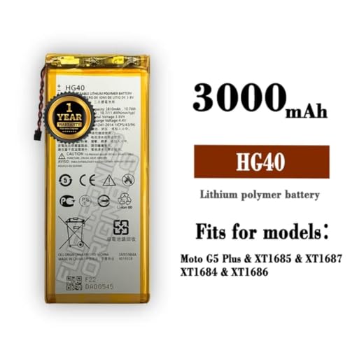 Image of HG40 Battery for Motorola G5 Plus XT1684 XT1685 XT1687 Battery with 1 Year warrenty**** (X186)