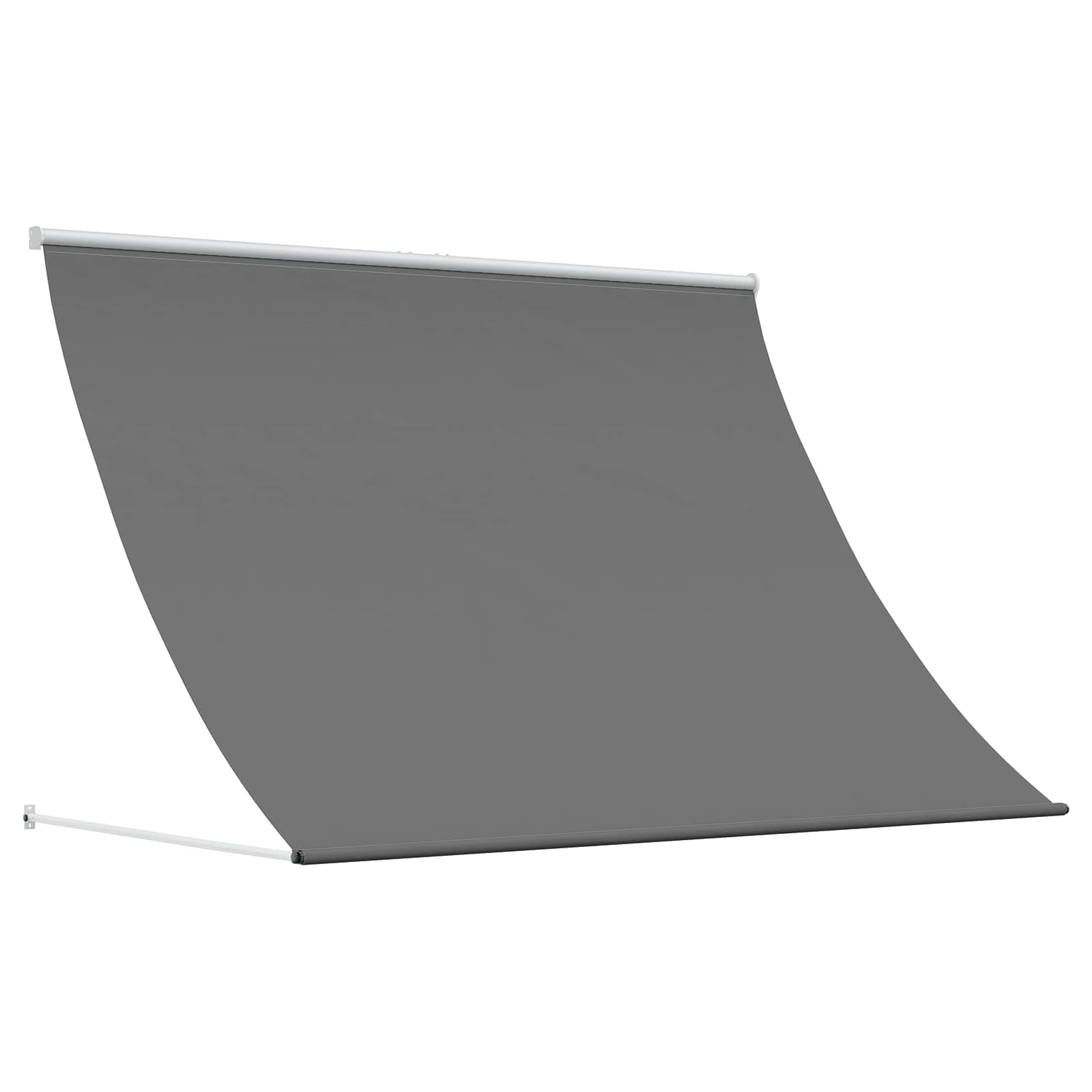 vidaXL Light Grey Canopy 300x150cm Modern Awning UV Protection Adjustable Shade Retractable Garden Sun Shade Patio