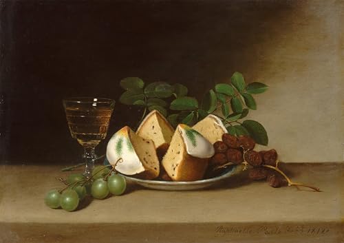 Impression toile Raphaelle Peale gâteau peinture haute définition