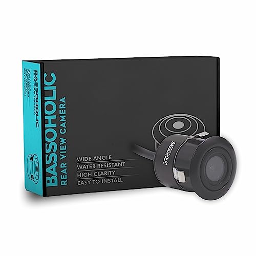 Image of BASSOHOLIC 160 Car Reverse Parking Camera | Full HD Waterproof Night Vision Degree Wide Angle Universal Model for All Cars | Enhanced Safety & Easy Installation