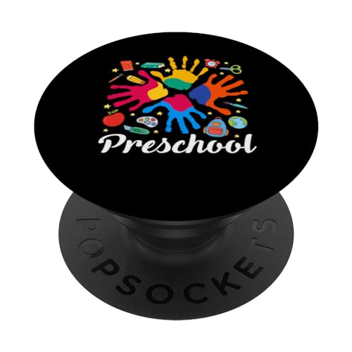 Preescolar Rainbow Girls Boys Kids Teacher Back To School PopSockets PopGrip Intercambiable