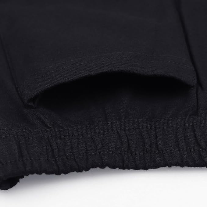 Mens 3" Large Split Side Lounge Shorts Cotton for Sleeping Home Workout Gym Bodybuilding - Image 5