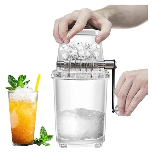 Máquina manual para hacer hielo portátil para hogar miniatura 3