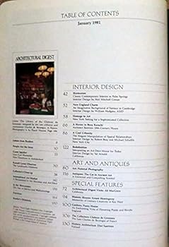 Paperback Architectural Digest: January 1981 Book