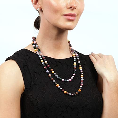 TreasureBay Elegante collana di perle d'acqua