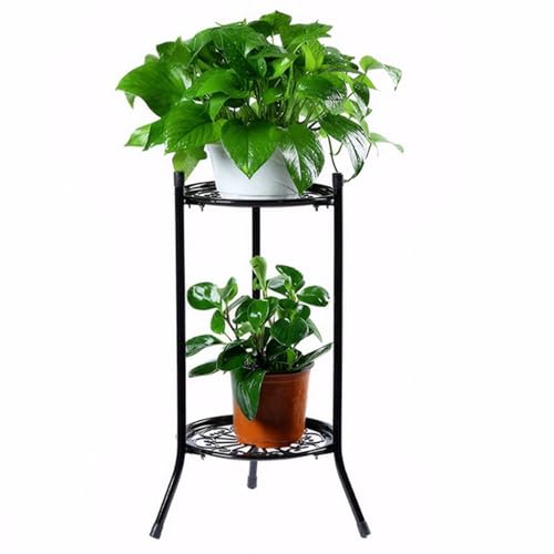 Support pour plantes en métal étagère fleurs robuste intérieure extérieure 20x12 - 5
