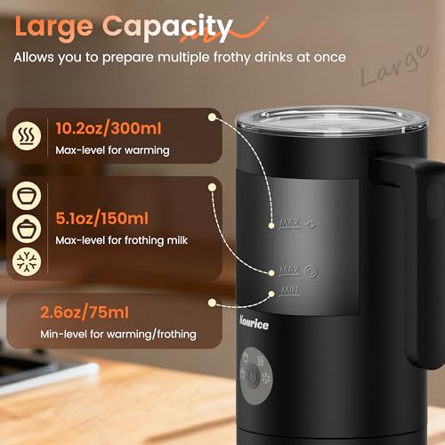 Electric Milk Frother and Hot Chocolate Maker