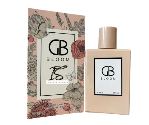 INSPIRE SCENTS GB Bloom Fragrance for Women Eau De Parfum Natural Spray Floral Scent, 3.4 Fl Oz