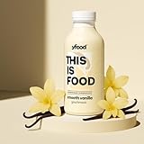 yfood Drink Smooth Vanilla - 12 x 500 ml für unterwegs & stressige Tage - vollwertig & ready-to-drink mit 30g Protein, 26 Vitaminen und Mineralstoffen - inkl. 3 € Pfand