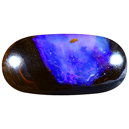 Opale boulder australienne de 6,61 ct, pierre gemme naturelle de créateur
