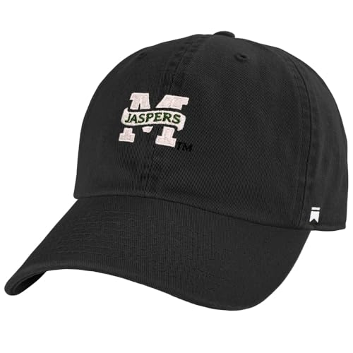Manhattan College Jaspers Primary Logo Official Collegiate Dad Cap - The U18 Adjustable Relaxed-Fit Hat with Team Logo, Black