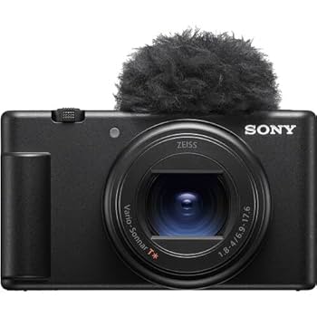 Amazon.com: Sony ZV-1 II 數位相機,附Vlogger 配件套件(黑色
