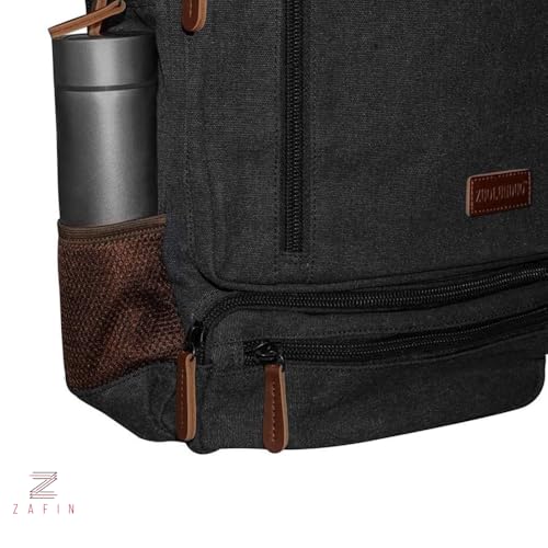 Mochila Masculina Resistente De Lona Para Notebook 15.6 Polegadas Executiva Funcional Para Viagem Tr