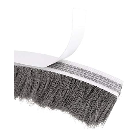 uxcell Adhesive Felt Door Seal Strip Weatherstrip Cover