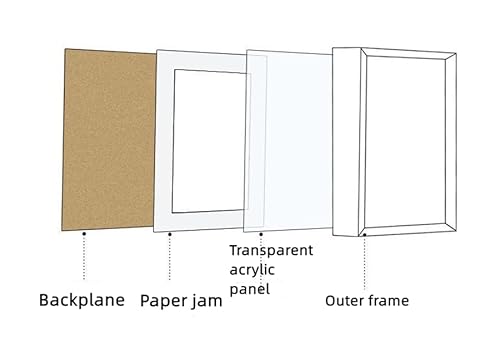 Shadow Box Display Case,1.2" Deep Wooden Picture Frame For Dried Flowers,Display Pictures 4X6 With Mat Or 5X7 Without Mat For Memorabilia Photos Bottle Caps Medals(Wood Color-5X7) #TOP1