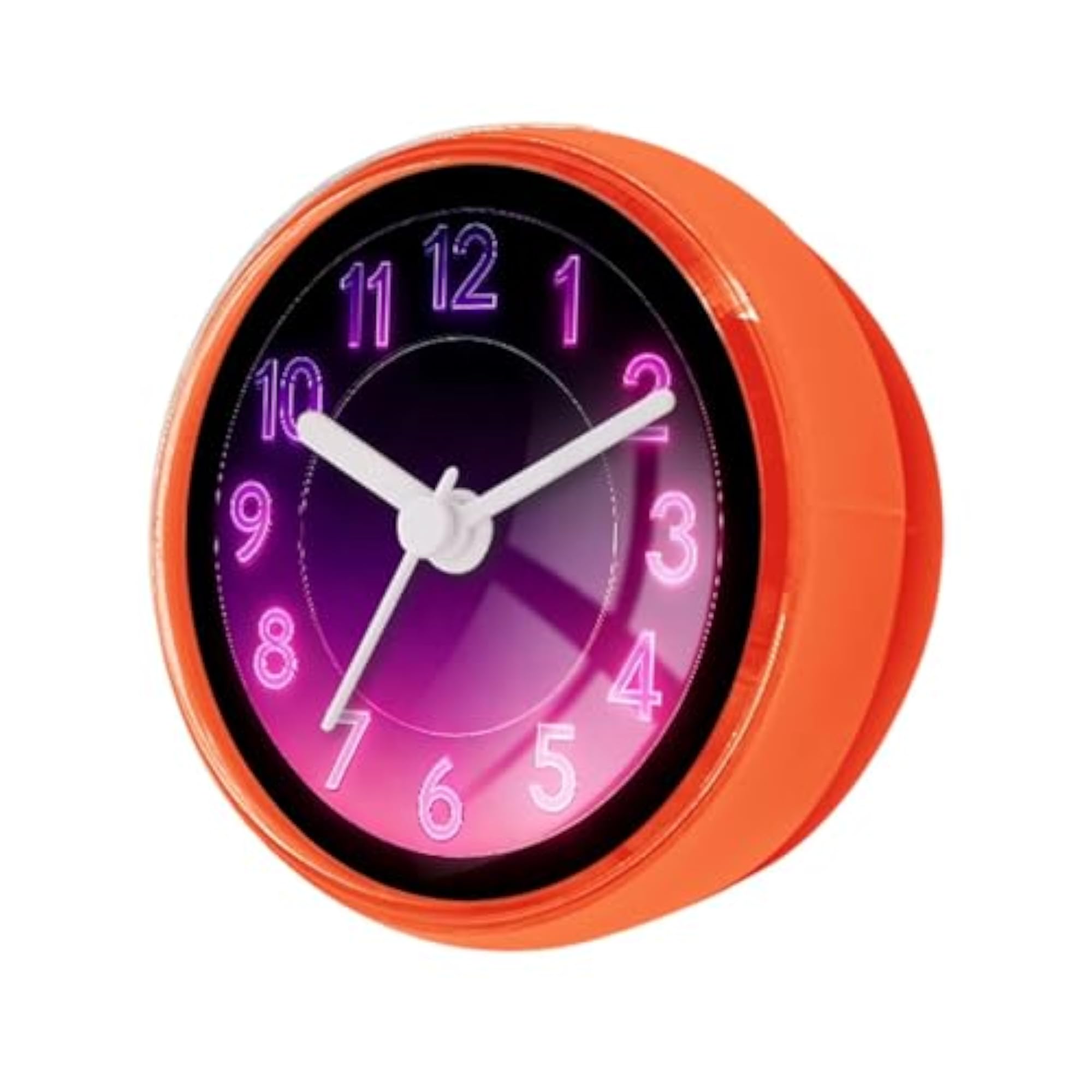 Waterproof Bathroom Clock, Modern Design with Suction Cup