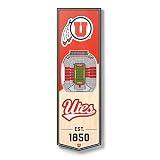 YouTheFan NCAA Utah Utes 3D 6 x 19 Fan Banner