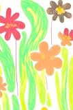  MY GARRET 004: flower minimal watercolor