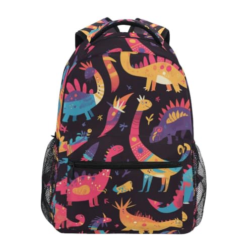 Sac à dos scolaire dinosaure premium avec finitions de qualité