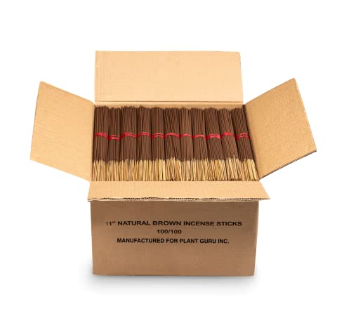 Plant Guru 300 UNSCENTED INCENSE STICKS 11" 100% Natural Joss And Bamboo Punk Blanks - Great For Diy Aromatherapy Incense Making. thumb #5